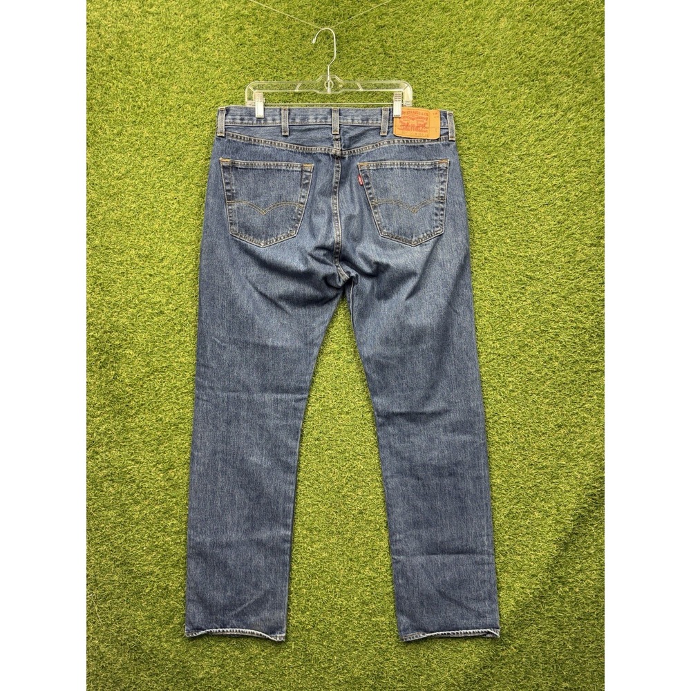 Levis 501 XX Jeans Mens 38x34 Dark Wash Denim Button Fly Casual Grunge Workwear